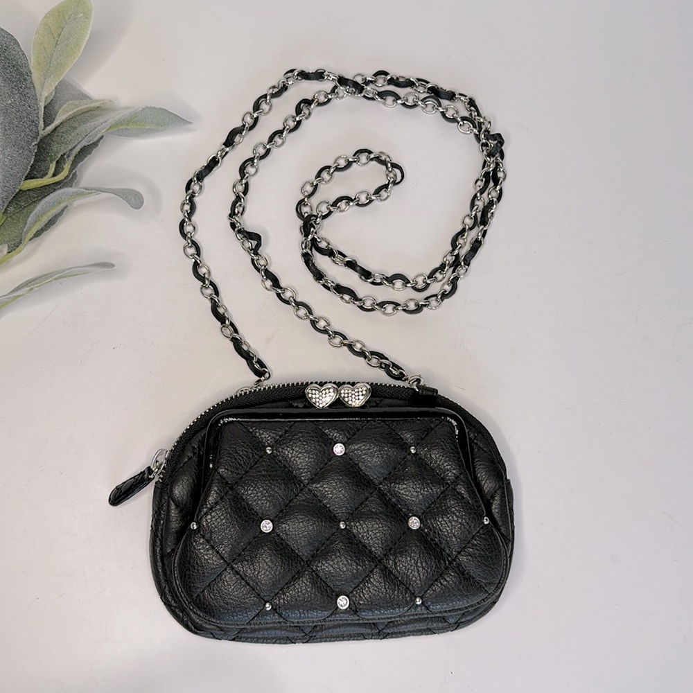 Brighton Leather First Kiss Coinet Crossbody Purse